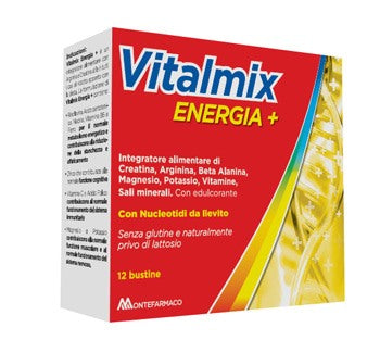 montefarmaco vitalmix energia 12 bustine ean 8058363614602