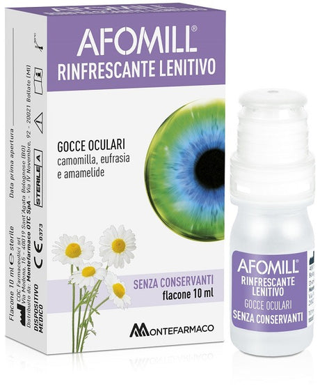 montefarmaco afomill rinfrescante senza conservanti 10 ml afomill ean 8058363614657