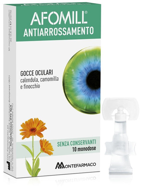 montefarmaco afomill antiarrossamento senza conservanti 10 fiale da 05 ml afomill ean 8058363615845