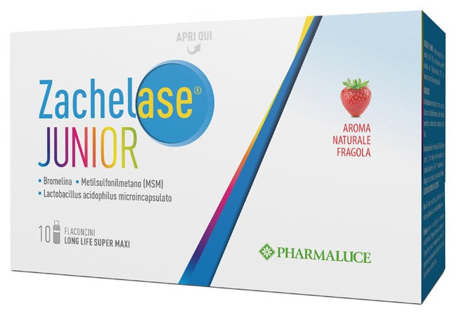 pharmaluce elp zachelase junior 10 flaconcini da 10 ml pharmaluce