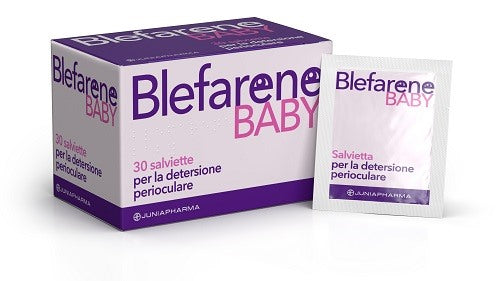 junia pharma blefarene baby salviette monouso per detersione perioculare 30 pezzi ean 8034140141158