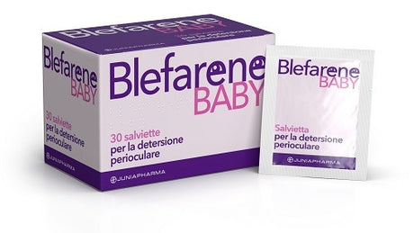 junia pharma blefarene baby salviette monouso per detersione perioculare 30 pezzi ean 8034140141158