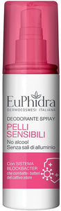 zeta farmaceutici euphidra deo spray pelli delicate 100 ml euphidra ean 8056772639834