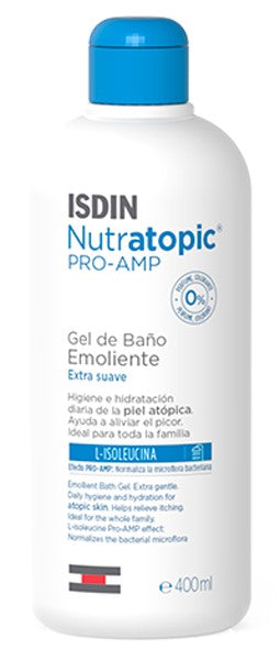 isdin nutratopic pro amp gel detergente 400 ml isdin ean 8429420166561