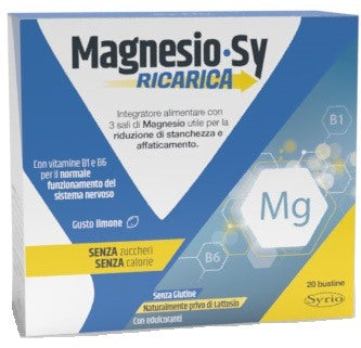 syrio magnesio sy ricarica 20 bustine ean 8000137305803