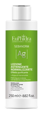 zeta farmaceutici euphidra sebanorm ag lozione astringente 250 ml euphidra ean 8056772635669