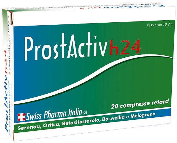 swiss pharma prostactiv h24 20 compresse retard swiss pharma italia