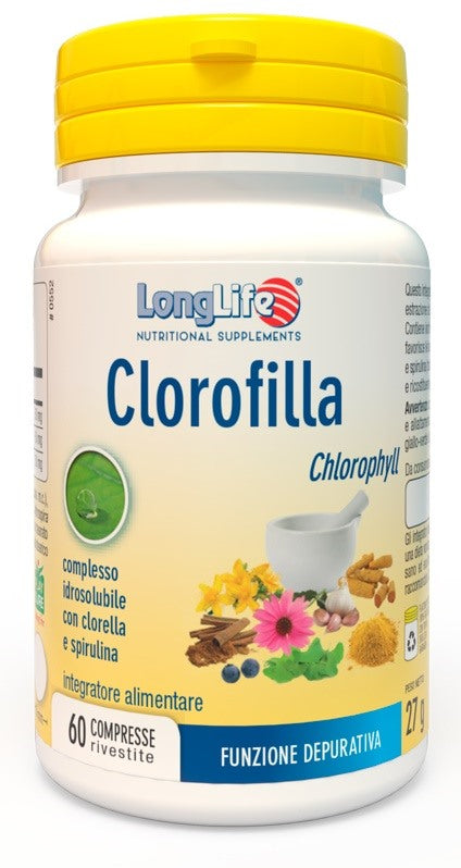 longlife longlife clorofilla 60 compresse long life ean 8054521003806