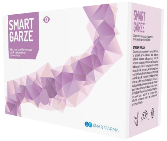 smartfarma smart garze sterili monouso 28 pezzi smart farma ean 8051128320121