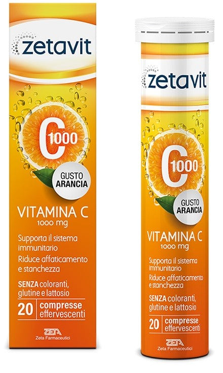 zeta farmaceutici zetavit c1000 20 compresse effervescenti zeta farmaceutici ean 8056772635898