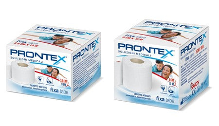 safety benda in cotone prontex fixa tape m 10 x 38 cm bianco prontex