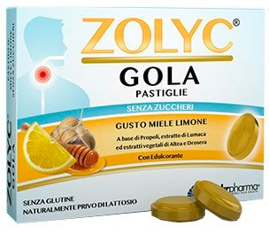 shedir pharma zolyc gola mielelimone senza zuccheri 36 pastiglie zolyc