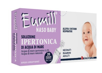 recordati otc eumill naso baby soluzione ipertonica 20 contenitori monodose 5 ml eumill ean 8057742820801