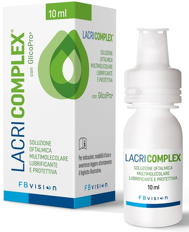 fb vision lacricomplex soluzione oftalmica multimolecolare lubrificante protettiva 10 ml fb vision