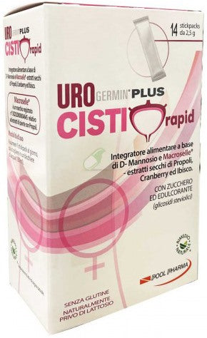 pool pharma urogermin plus cisti rapid 14 bustine urogermin