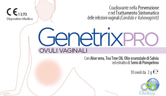 chrigen genetrix pro 10 ovuli vaginali 2 g