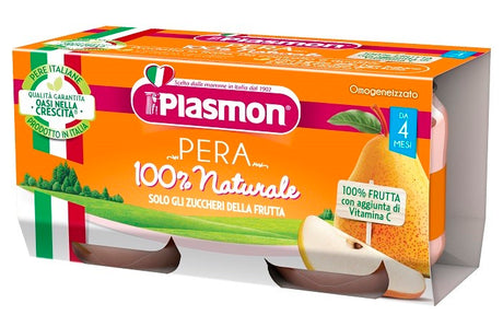 plasmon heinz italia plasmon omogeneizzato pera 2 x 80 g ean 8001040201060