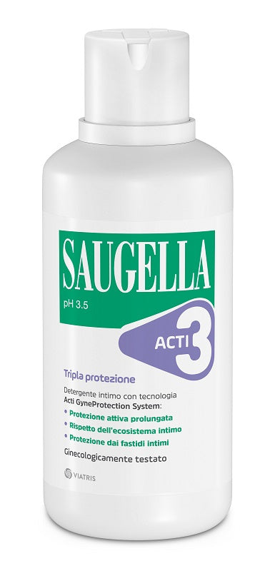 cooper ch saugella acti3 tripla protezione detergente intimo 500 ml saugella ean 8019629005336