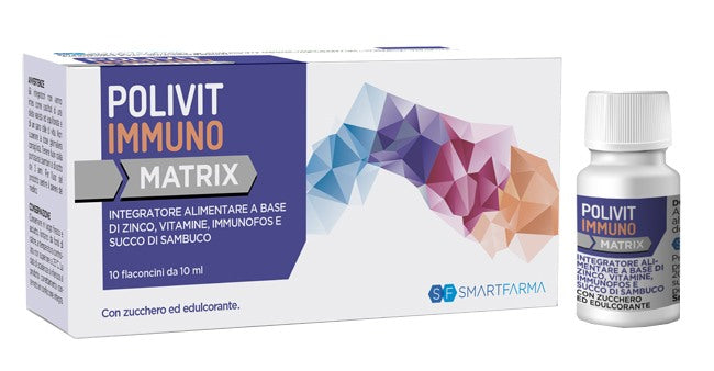 smartfarma polivit immuno matrix 10 flaconcini da 10 ml smart farma ean 8051128320138