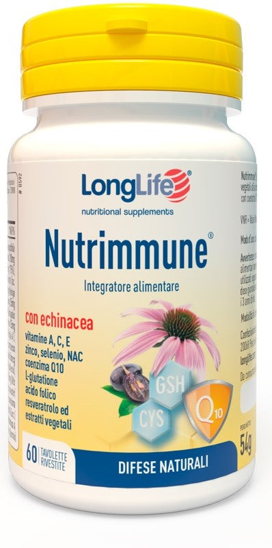 longlife longlife nutrimmune 60 tavolette long life ean 8054521004100
