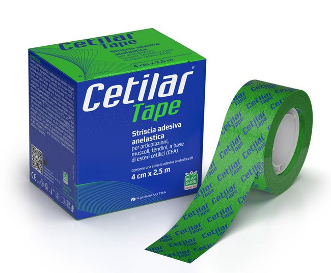 pharmanutra striscia adesiva anelastica cetilar tape cm 4 x 25 m cetilar ean 8033011161516