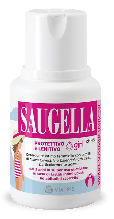 meda pharma spa saugella girl protettivo e lenitivo detergente intimo 100 ml saugella