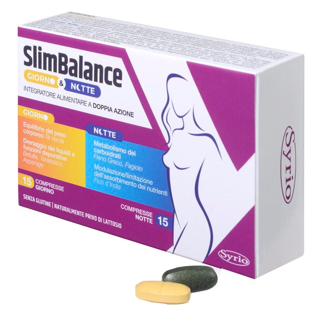 syrio slim balance giorno e notte 15 compresse giorno 15 compresse notte ean 8000137305025
