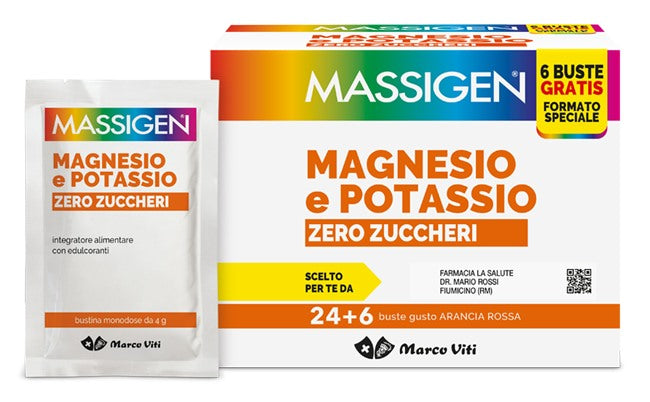 marco viti promo massigen magnesio potassio zero zucchero 24 bustine 6 bustine marco viti ean 8050519572002