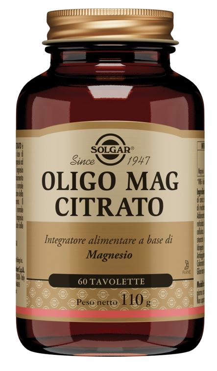 solgar italia oligo mag citrato 60 tavolette solgar ean 0033984006423
