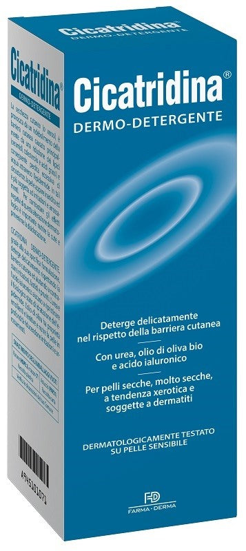 farma derma cicatridina dermo detergente 250 ml cicatridina
