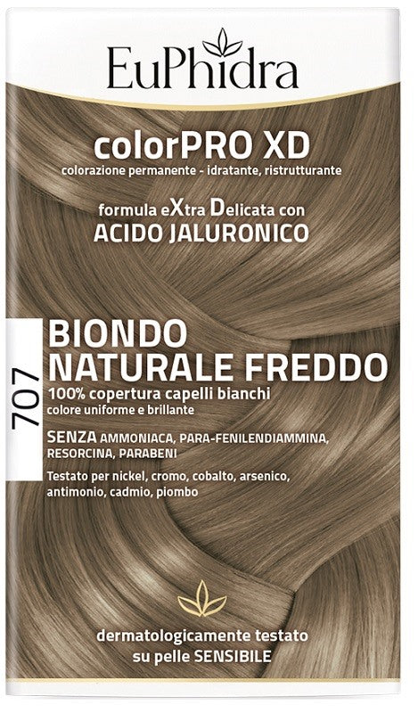 zeta farmaceutici euphidra colorpro xd 707 biondo naturale f colore attivante balsamo cuffia guanti euphidra ean 8056772637335
