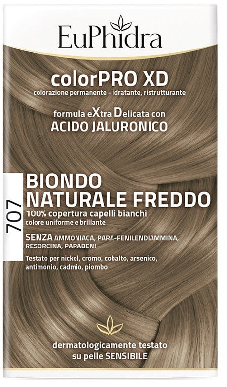 zeta farmaceutici euphidra colorpro xd 707 biondo naturale f colore attivante balsamo cuffia guanti euphidra ean 8056772637335