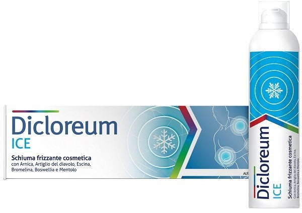 alfasigma chc dicloreum ice schiuma frizzante 150 ml dicloreum ean 8020030110670