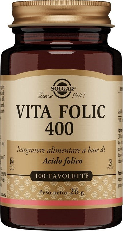 solgar italia vita folic 400 100 tavolette solgar ean 0033984007918