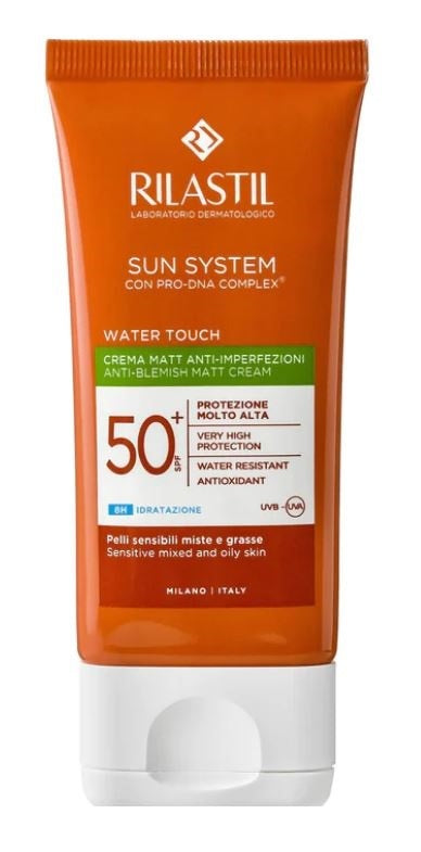 ganassini cosmetic rilastil sun system water touch mat crema spf50 50 ml rilastil ean 8050444859360