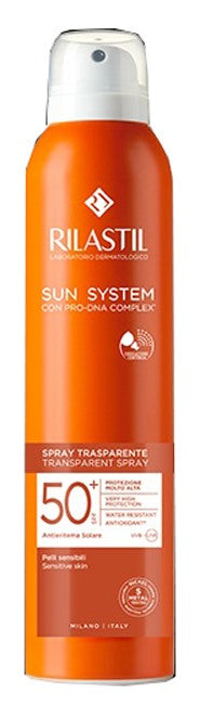 ganassini cosmetic rilastil sun system trasparent spray spf50 200 ml rilastil ean 8050444859308