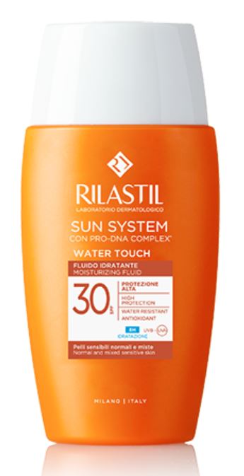 ganassini cosmetic rilastil sun system water touch fluido spf30 50 ml rilastil ean 8055510240622