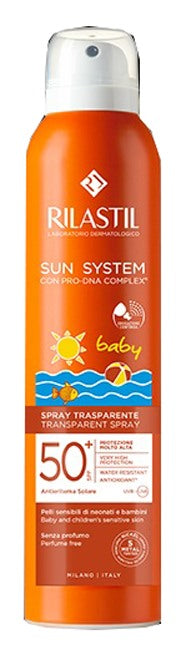 ganassini cosmetic rilastil sun system baby spray vapo spf50 200 ml rilastil ean 8050444859384