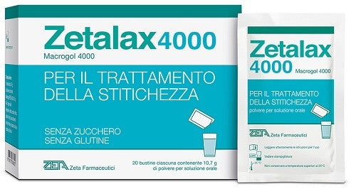 zeta farmaceutici zetalax 4000 20 bustine da 107 g zeta farmaceutici ean 8056772638622