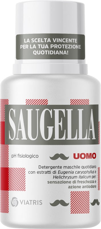 meda pharma spa saugella uomo ph fisiologico detergente maschile quotidiano 100 ml saugella