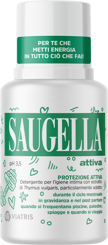 meda pharma spa saugella attiva ph 35 protezione attiva detergente igiene intima 100 ml saugella