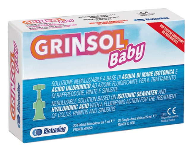 biotrading grinsol baby 20 fiale da 5 ml