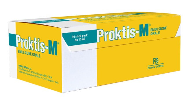farma derma proktis m emulsione orale 10 stick da 10 ml