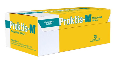 farma derma proktis m emulsione orale 10 stick da 10 ml