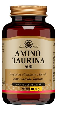 solgar italia amino taurina 500 50 capsule vegetali solgar ean 0033984011465