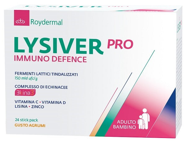 roydermal srl lysiver pro immuno defence 24 stickpack