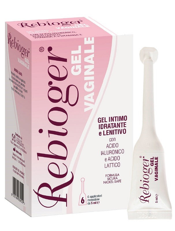 gd tecnologie rebioger gel vaginale 6 applicatori monodose da 5 ml ean 8055186630529