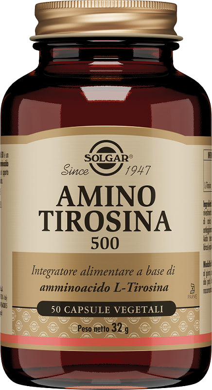 solgar italia amino tirosina 500 50 capsule vegetali solgar ean 0033984011472