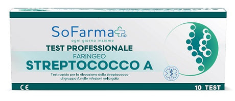 so farma morra spa test rapido faringeo strepto a sofarmapiu rilevazione antigene streptococco a su tampone faringeo mediante immunocromatografia professionale 10 pezzi sofarmapiu ean 8054320670773