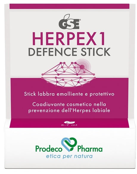prodeco pharma srl gse herpex 1 defence stick gse ean 8057968092204